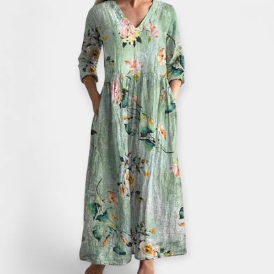Airy floral dress
