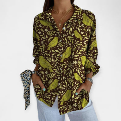 Artistic and comfortable linen shirt