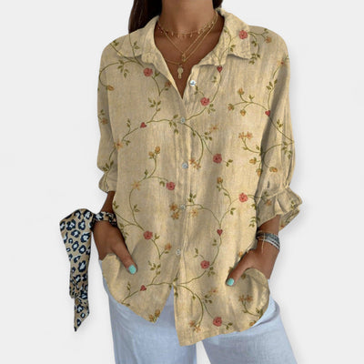 Artistic and comfortable linen shirt