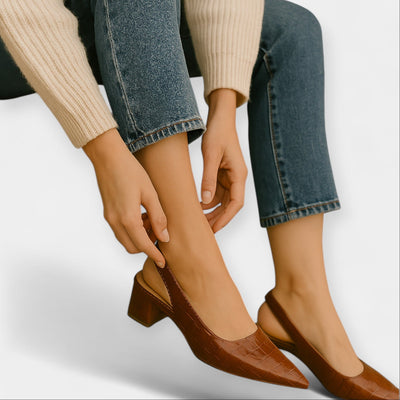 Heels with luxurious details