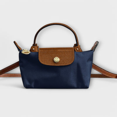 Two-colored shoulder bag