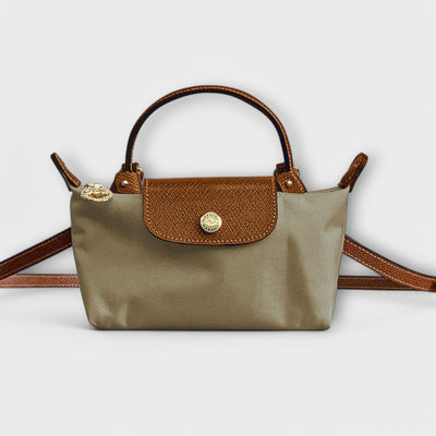 Two-colored shoulder bag