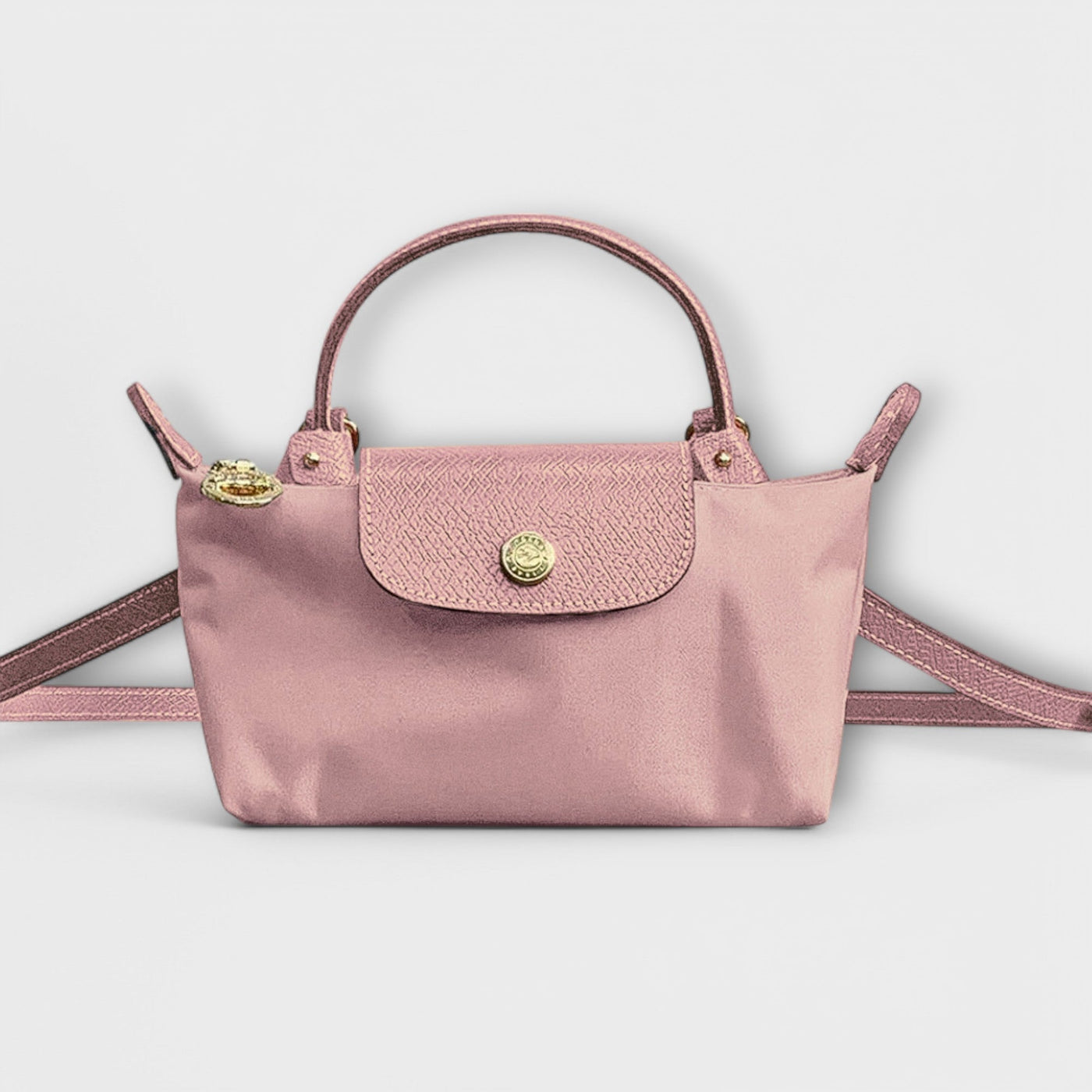 Two-colored shoulder bag