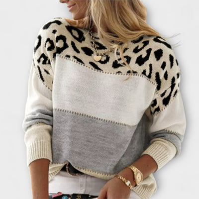 Comfy leopard print sweater