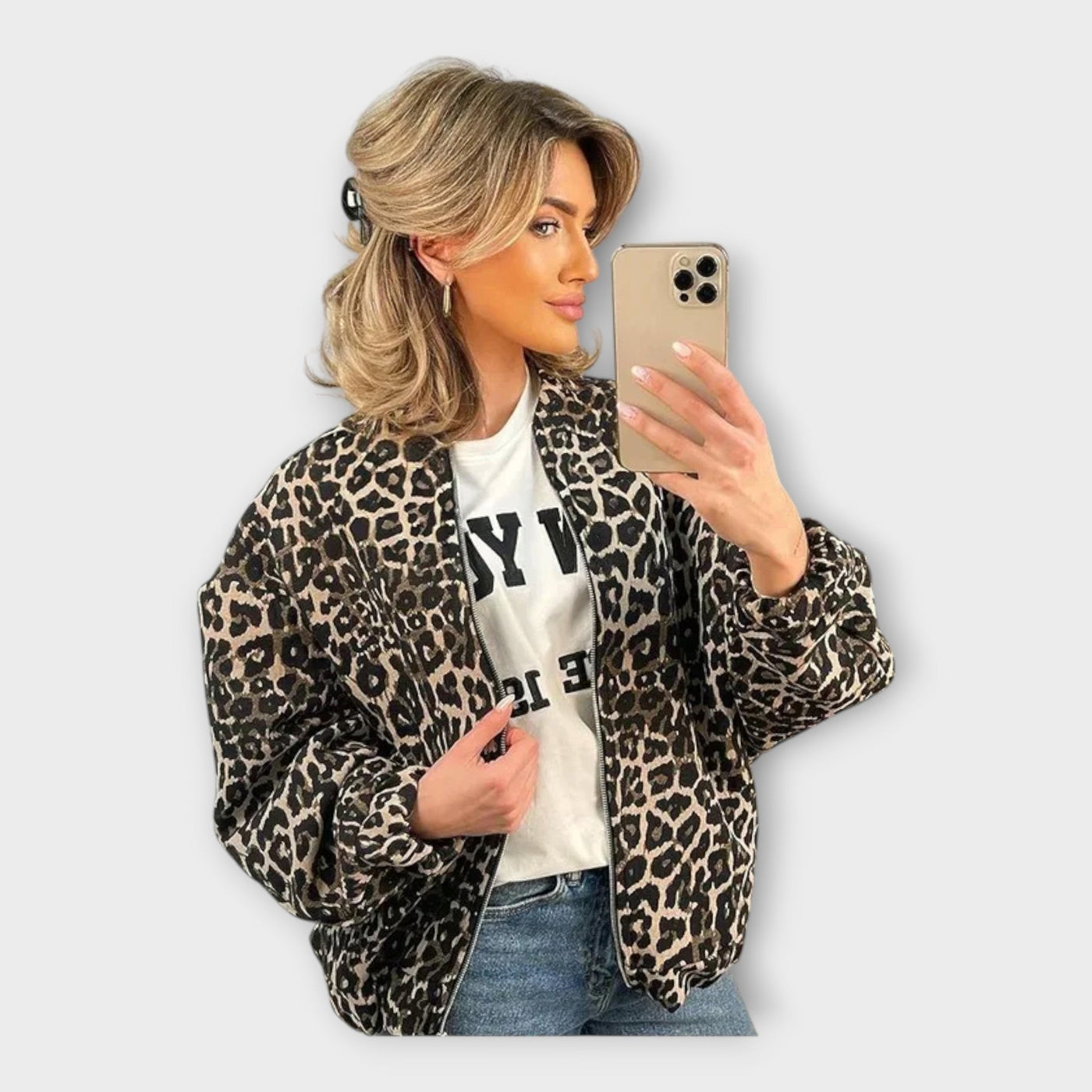 Elegant patterned blazer