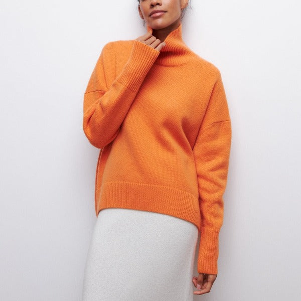 Comfortable high-neck sweater
