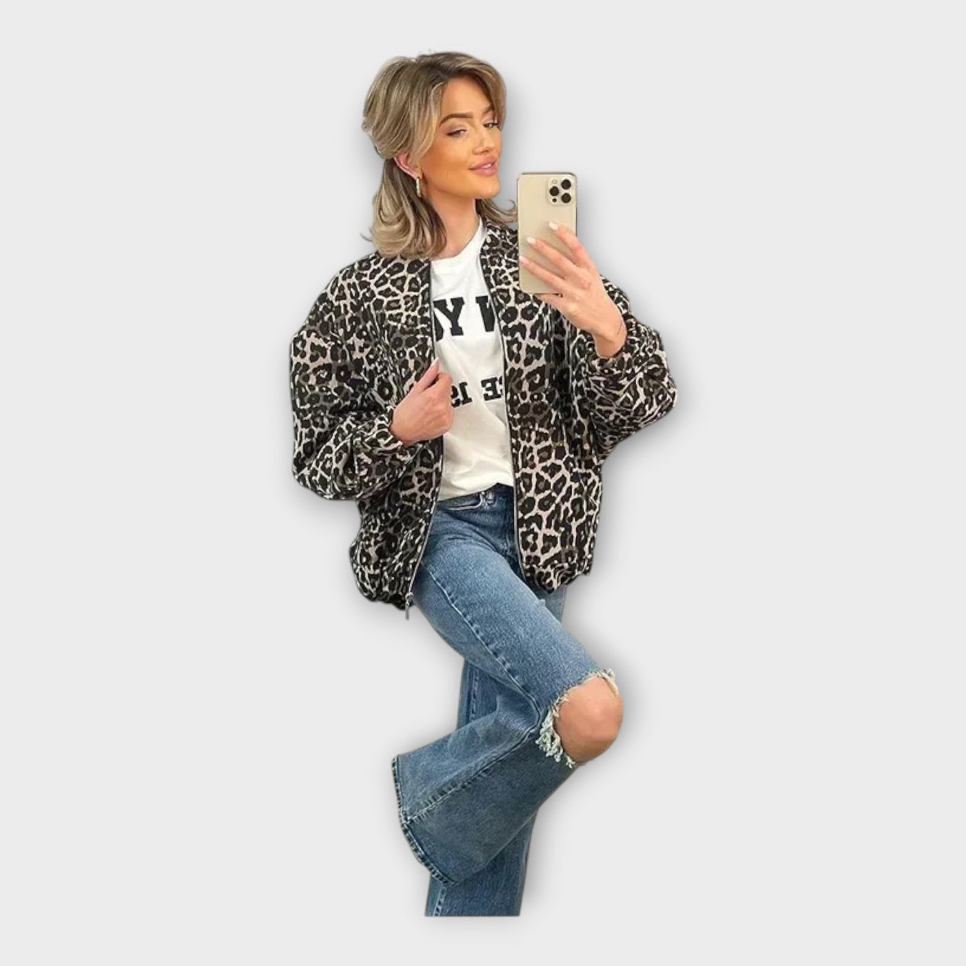 Elegant patterned blazer