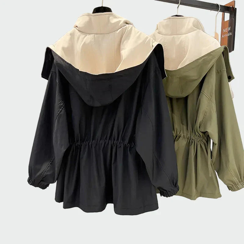 Windproof two-tone jacket