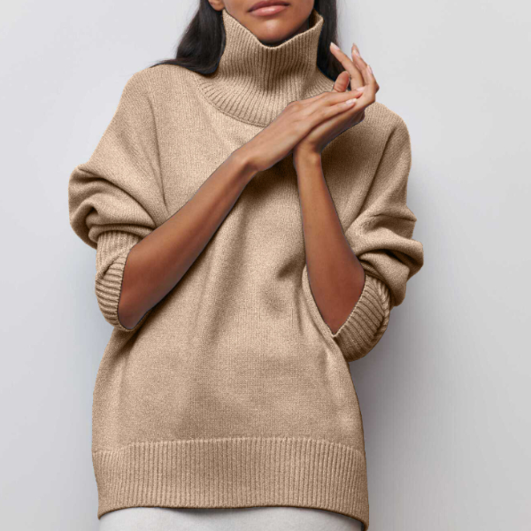 Comfortable high-neck sweater