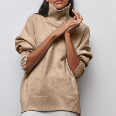 Comfortable high-neck sweater