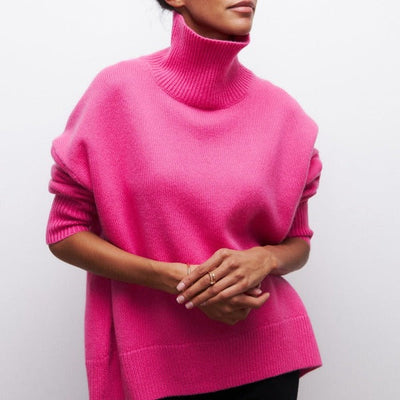 Comfortable high-neck sweater