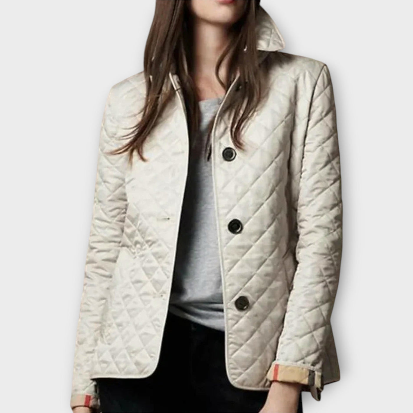 Quilted elegant blazer