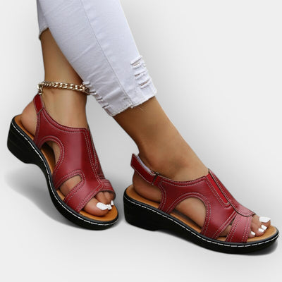 Leather sandals
