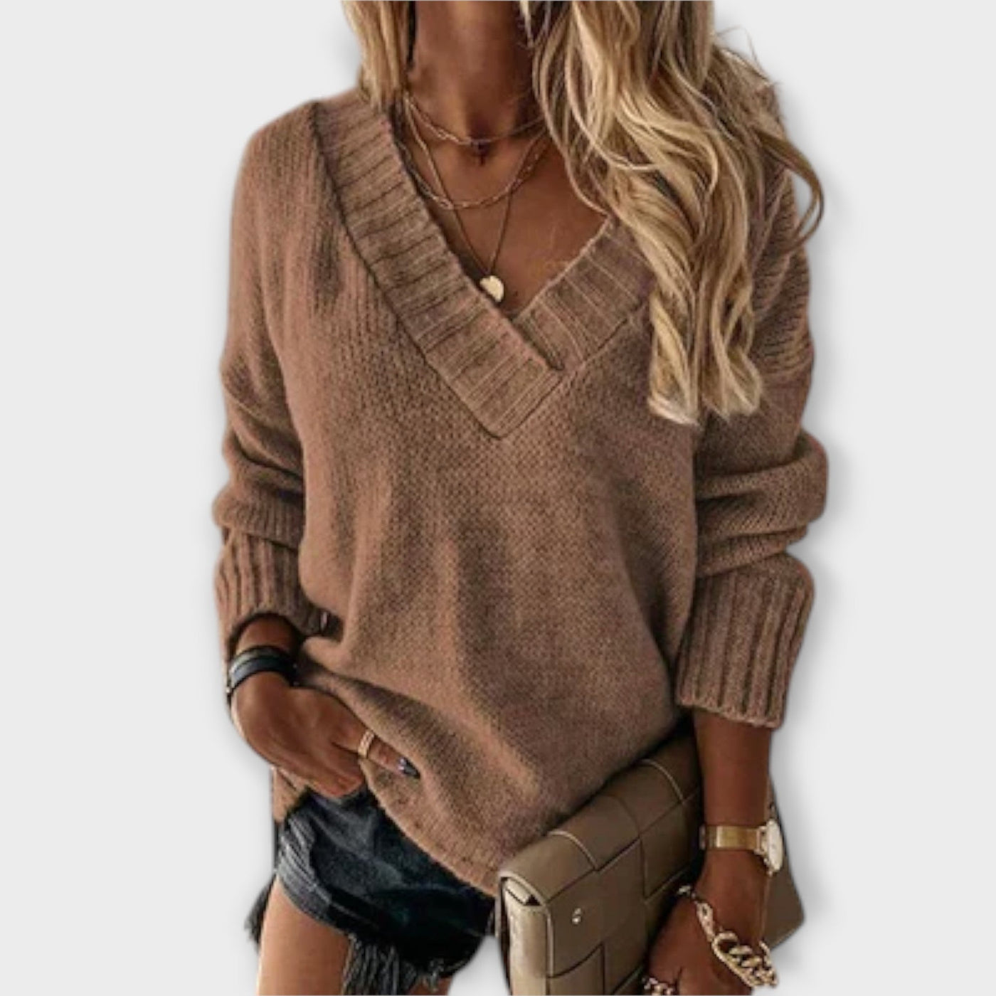 Comfortable V-neck Sweater