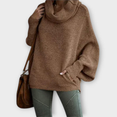 Elegant high-neck sweater