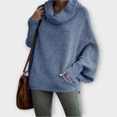Elegant high-neck sweater