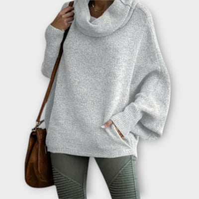 Elegant high-neck sweater