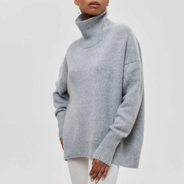 Comfortable high-neck sweater