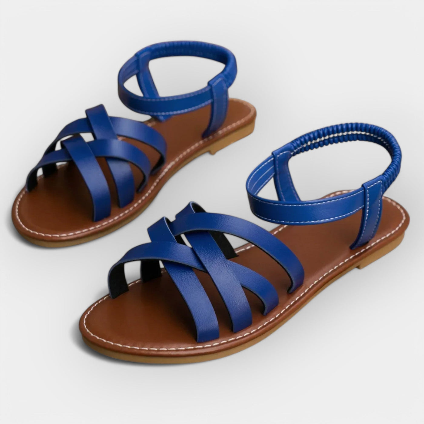 Handmade sandals with straps