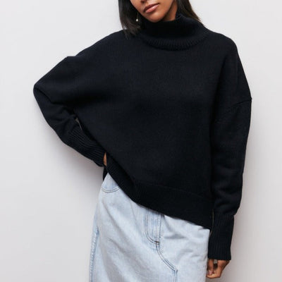 Comfortable high-neck sweater