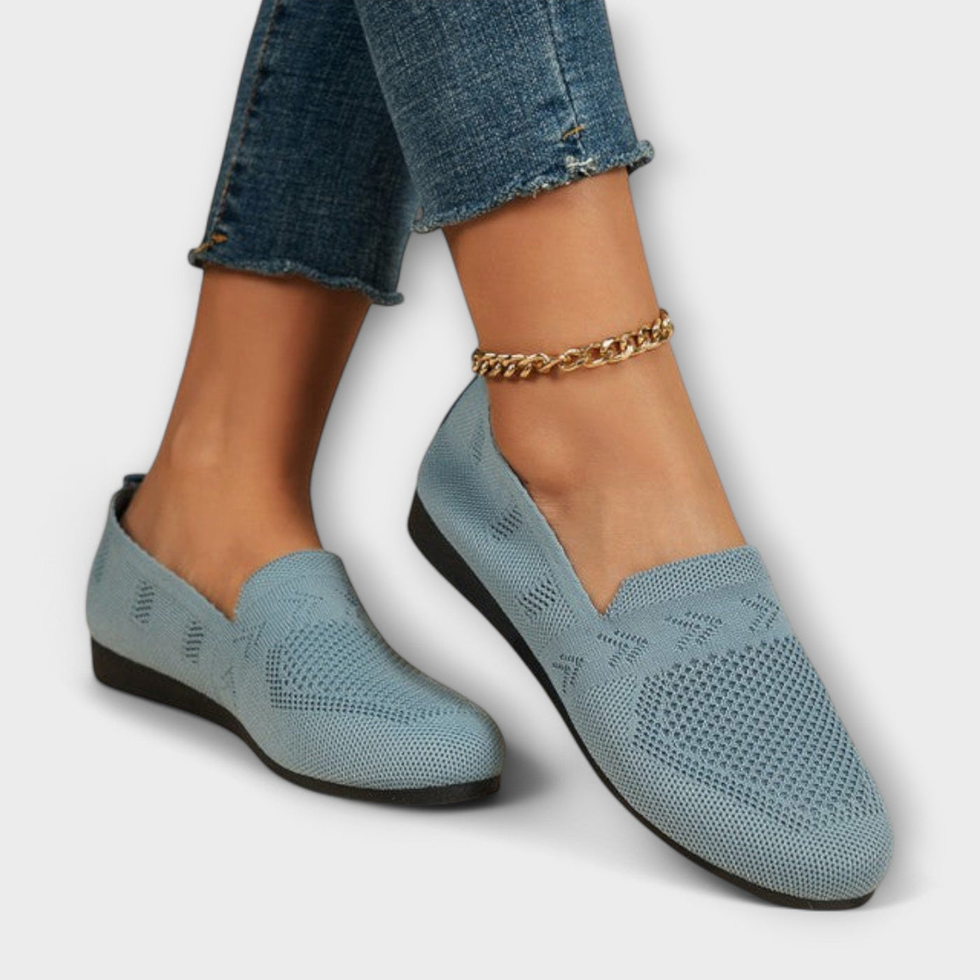 Knit loafers