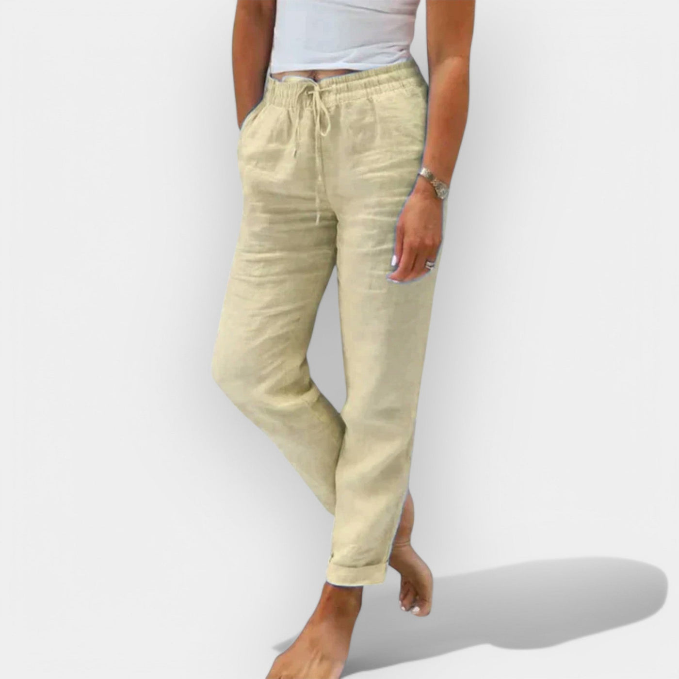 Airy Linen Summer Pants