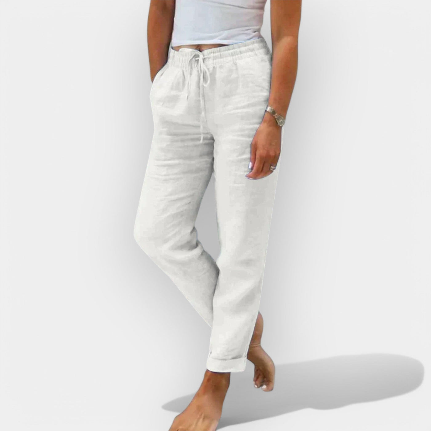 Airy Linen Summer Pants
