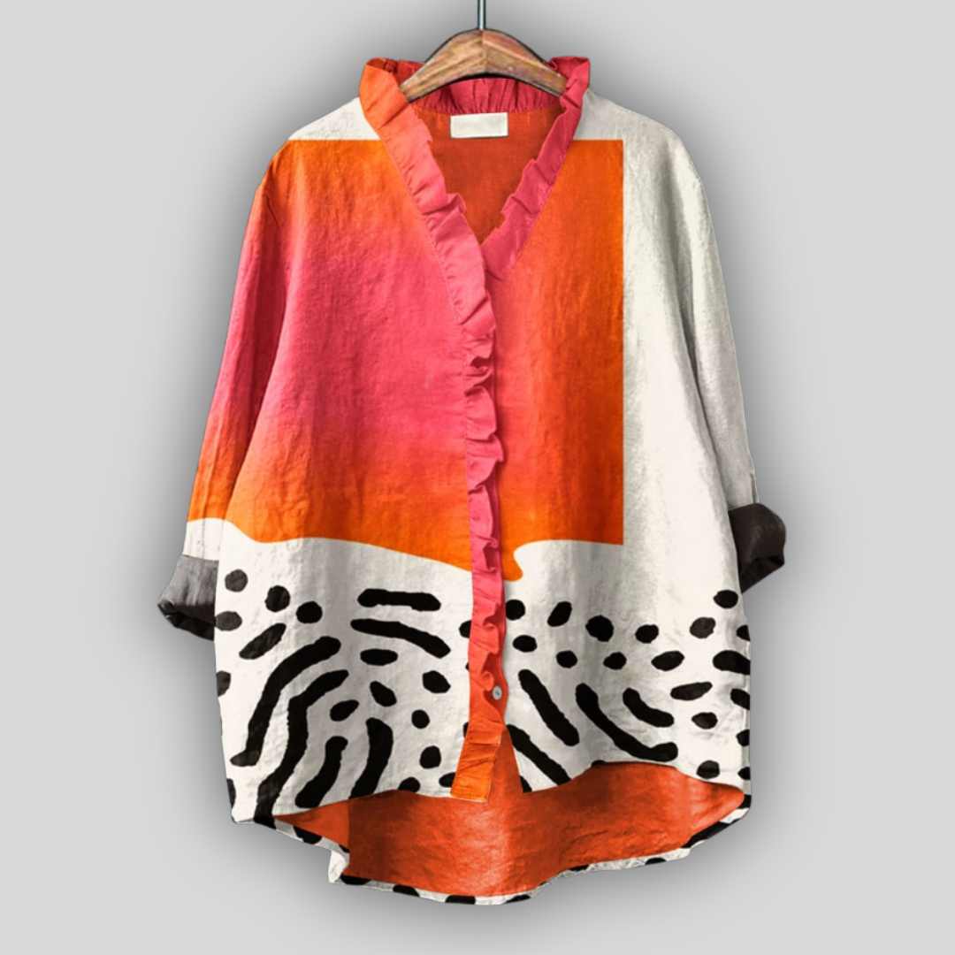 Brightly colored Harmony shirt
