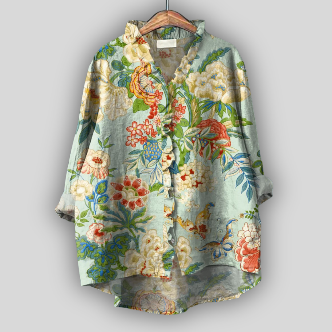 Spring garden shirt
