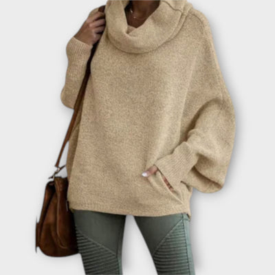 Elegant high-neck sweater