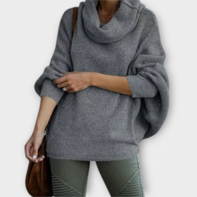 Elegant high-neck sweater