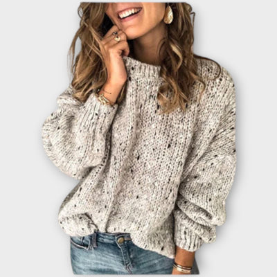 Cozy retro knitted sweater