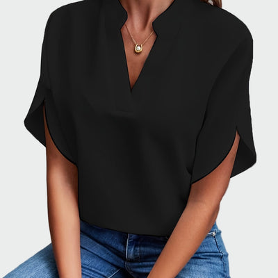 Draped pattern shirt