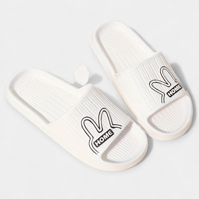 Women's slippers with cartoon design