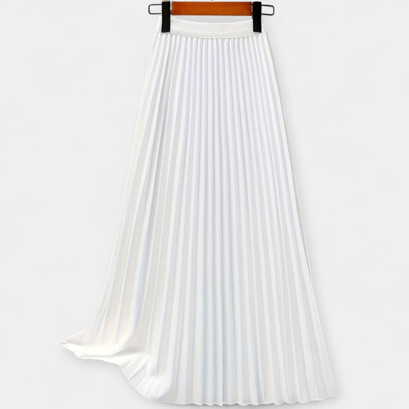 Long pleated skirt