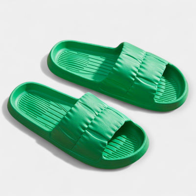 Padded Texture Comfort Slide Sandals
