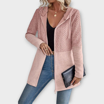 Stylish hooded jacket with modern details