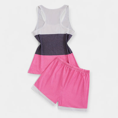 Summer palm tree set