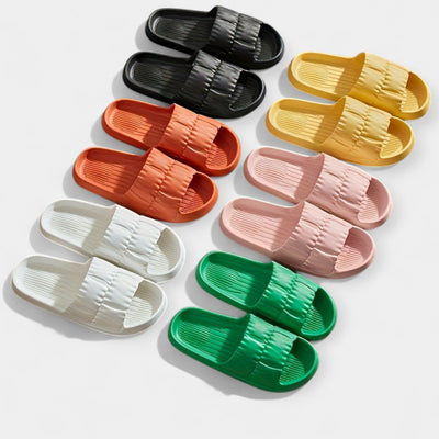Padded Texture Comfort Slide Sandals
