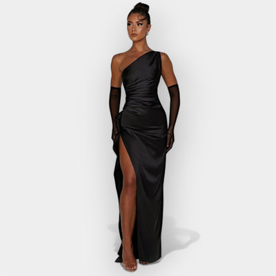 Satin dress for elegant evenings
