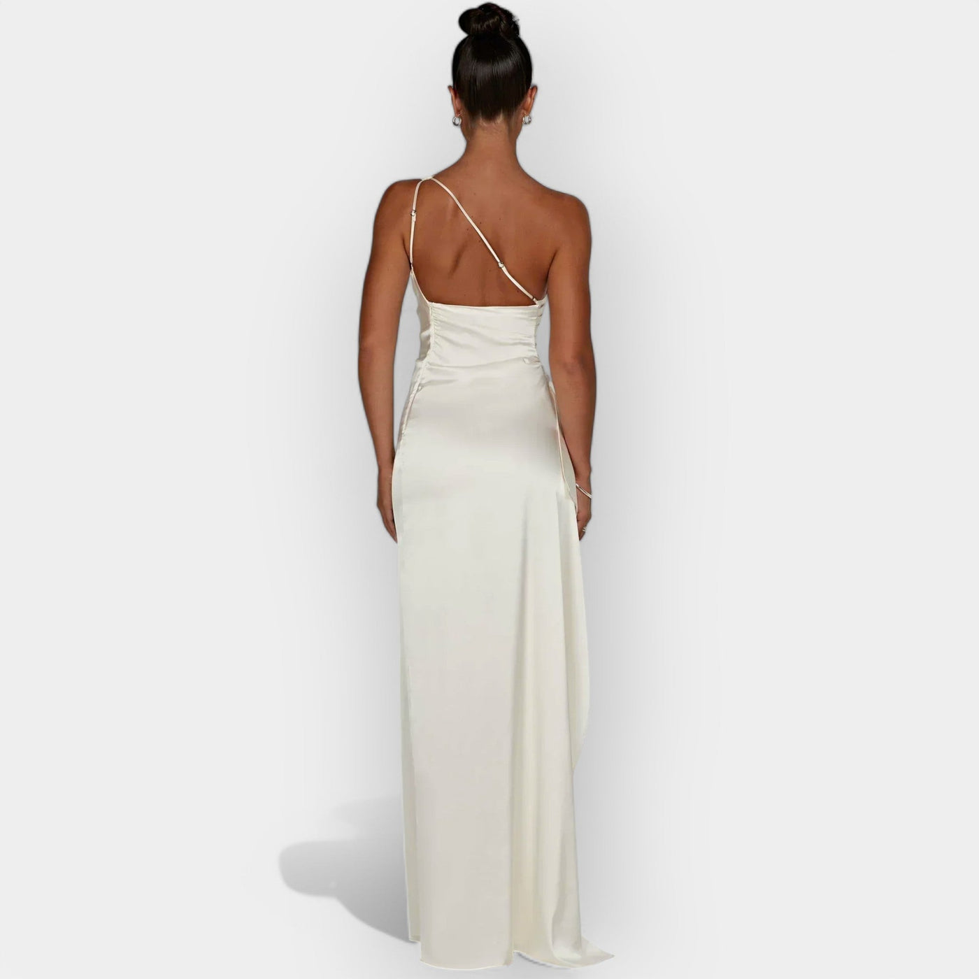 Satin dress for elegant evenings