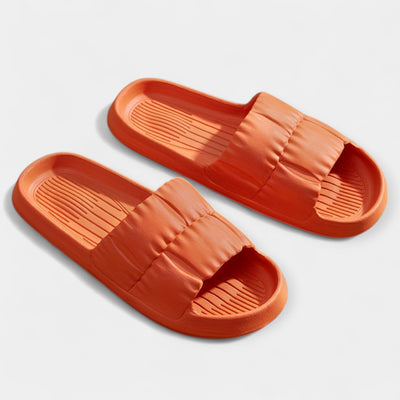 Padded Texture Comfort Slide Sandals