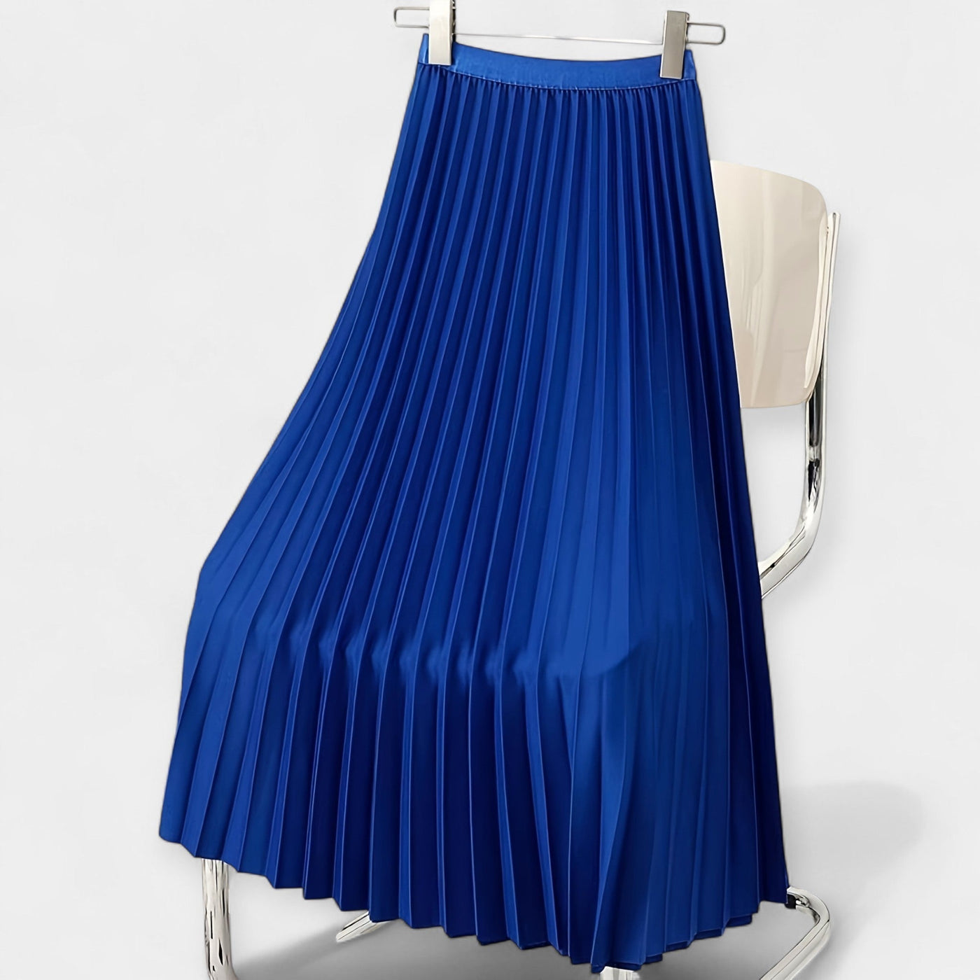 Long pleated skirt