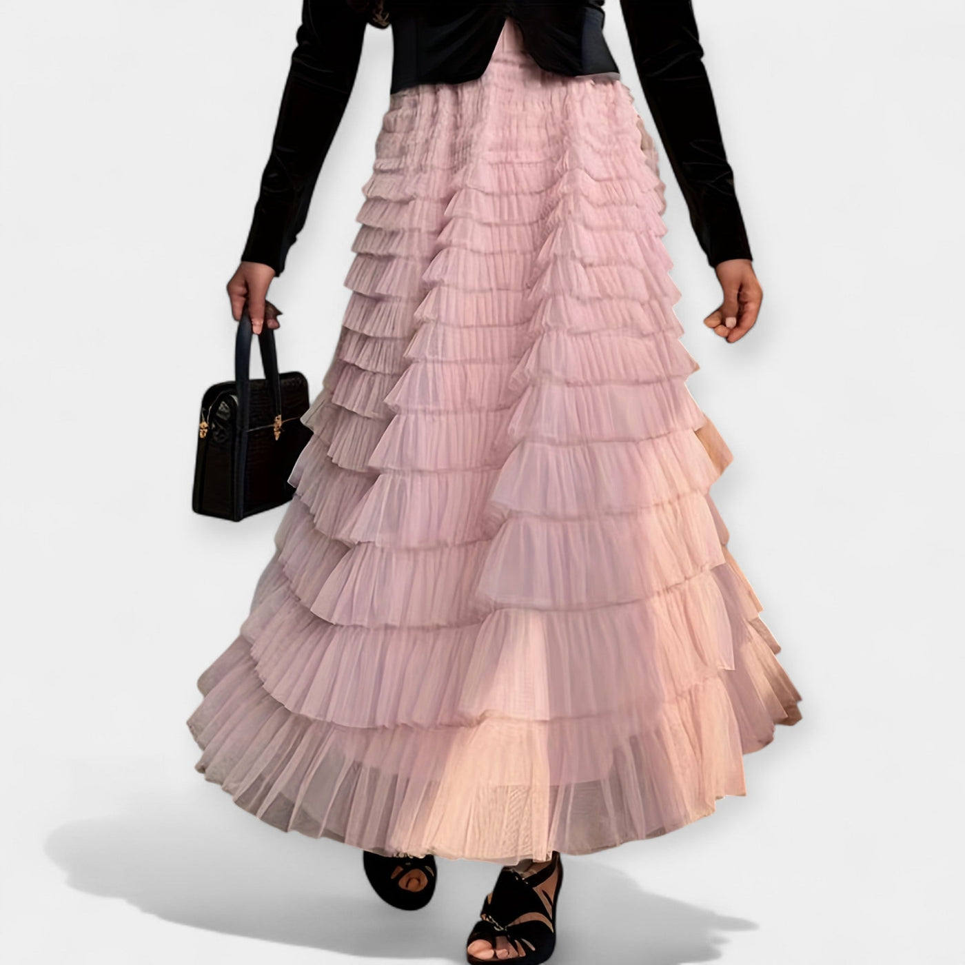 Elegant tulle skirt