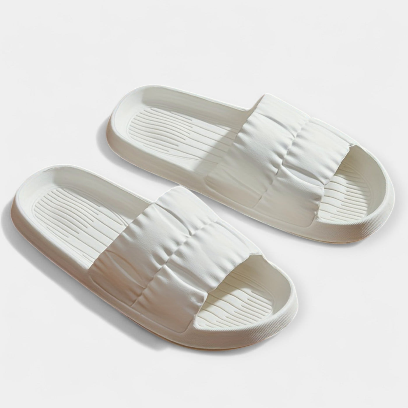 Padded Texture Comfort Slide Sandals