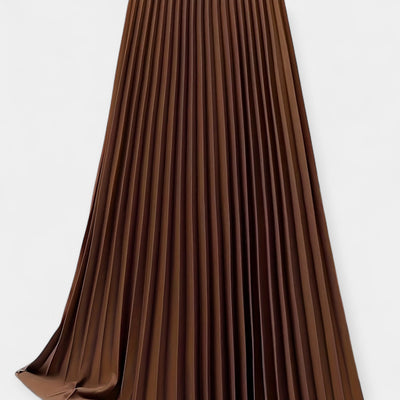 Long pleated skirt