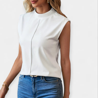 Elegant sleeveless shirt