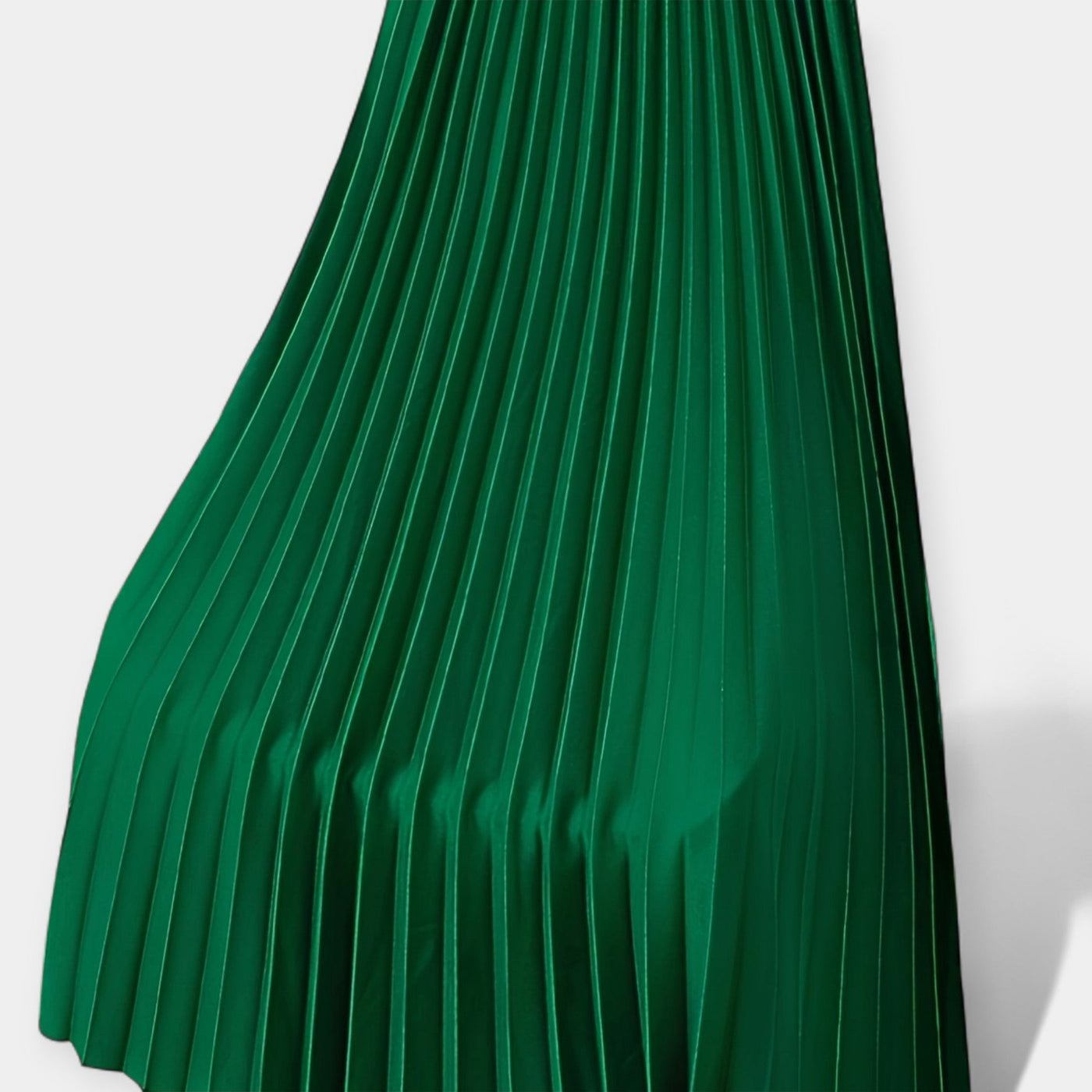 Long pleated skirt