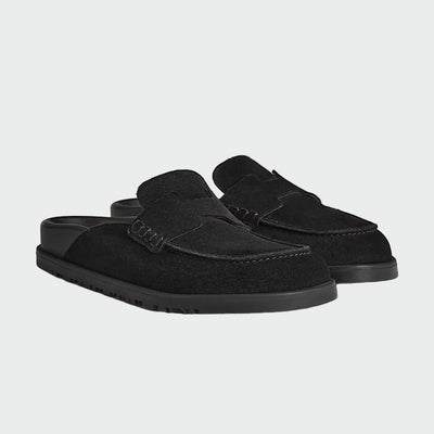 Suede-look Mules