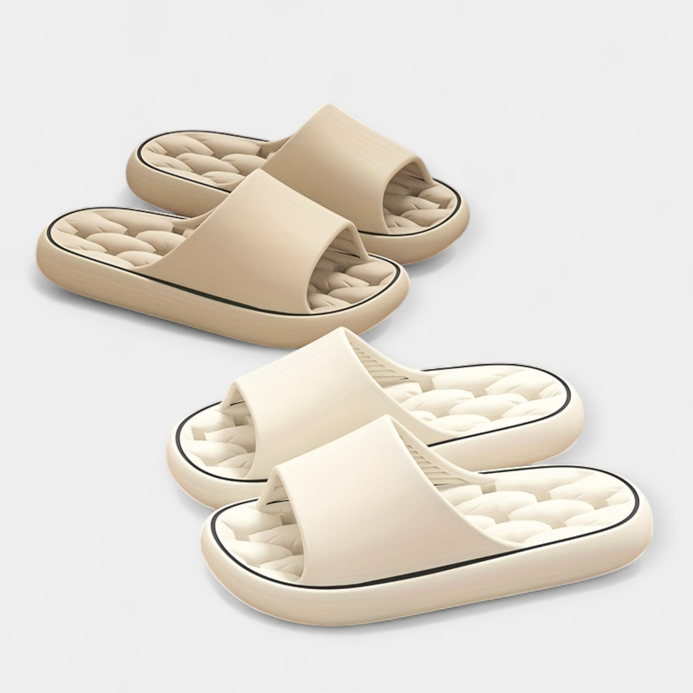 Cushioned Footbed Pillow Slide Sandals